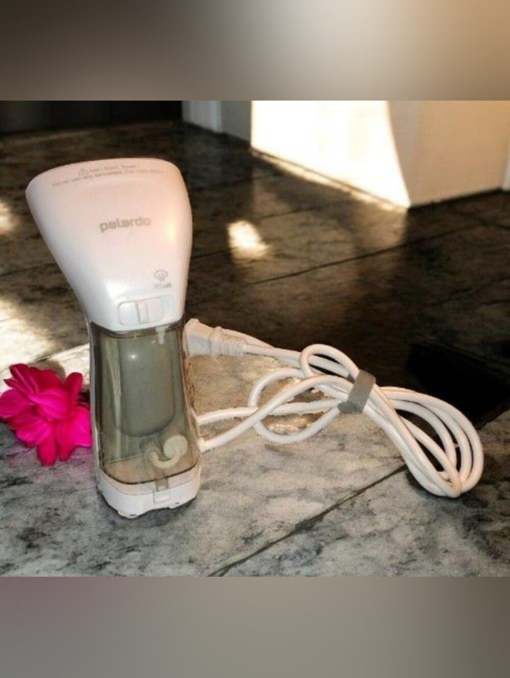 Polardo Portable Travel Garment Steamer & Wrinkle Remover - White